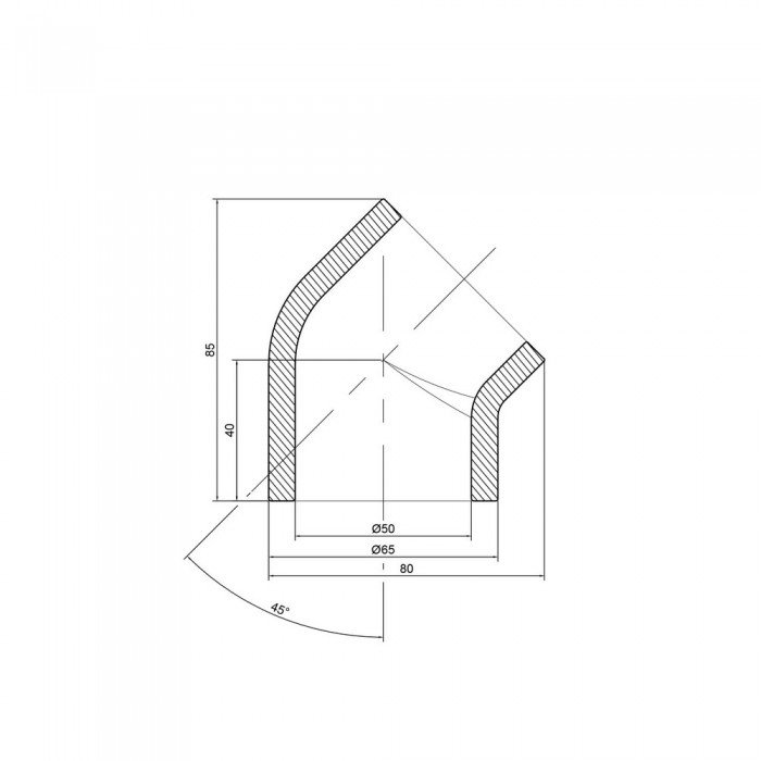 Кутик PPR Thermo Alliance 50, 45°