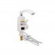 Проточний кран-водонагрівач кухонний для кухні Lidz Warm 057 LDWAR057WCR24983 White / Chrome