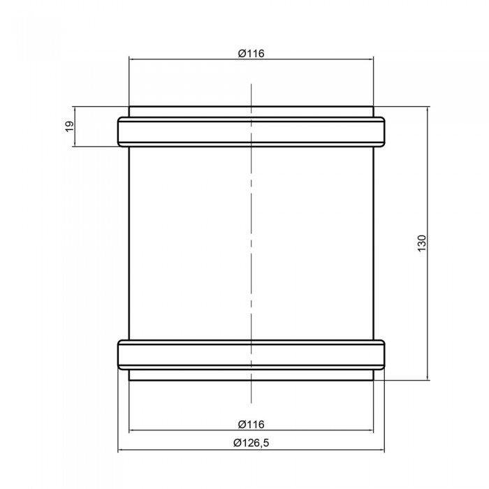 Муфта PPR канализационная TA Sewage 110