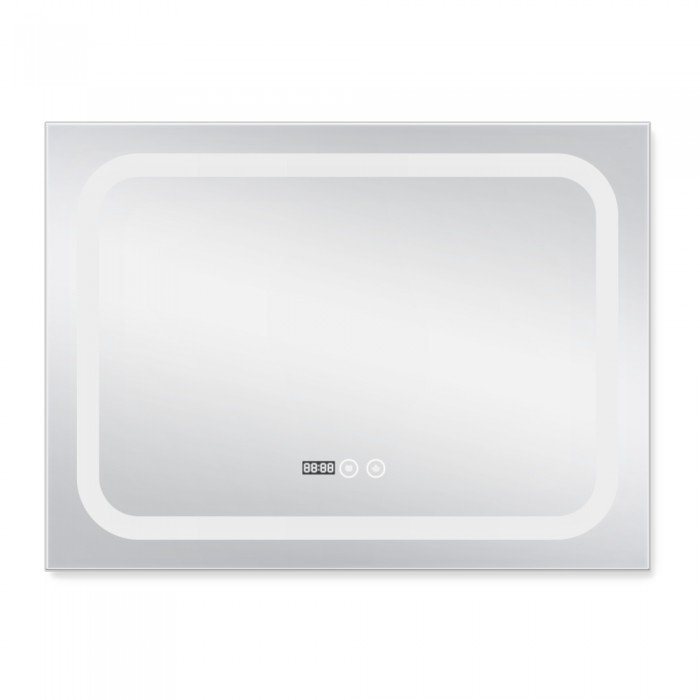 Зеркало Qtap Mideya (DC-F906) 800х600 с LED-подсветкой Touch, с диммером QT2078F906W