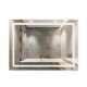 Зеркало Qtap Mideya (DC-F904) 800х600 с LED-подсветкой Touch, с диммером QT2078F904W