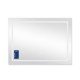 Зеркало Qtap Mideya (DC-F904) 800х600 с LED-подсветкой Touch, с диммером QT2078F904W