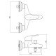 Смеситель для ванны Brinex 36W 006 Смеситель для ванны Brinex 36W 006