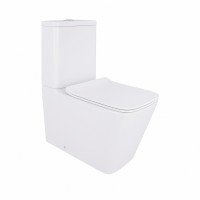 Унітаз-компакт Qtap Crow безобідковий з сідінням Soft-close QT05222170W Унітаз-компакт Qtap Crow безобідковий з сідінням Soft-close QT05222170W