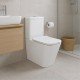 Унітаз-компакт Qtap Crow безобідковий з сідінням Soft-close QT05222170W Унітаз-компакт Qtap Crow безобідковий з сідінням Soft-close QT05222170W