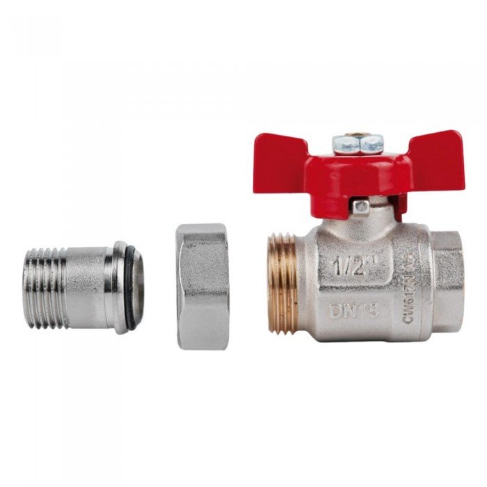 Кран кульовий "Американка" Icma 1/2" прямий №347