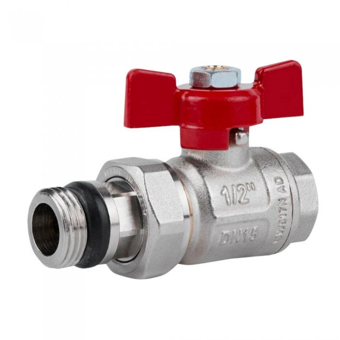 Кран шаровой "Американка" Icma 1/2" с антипротечкой прямой №348