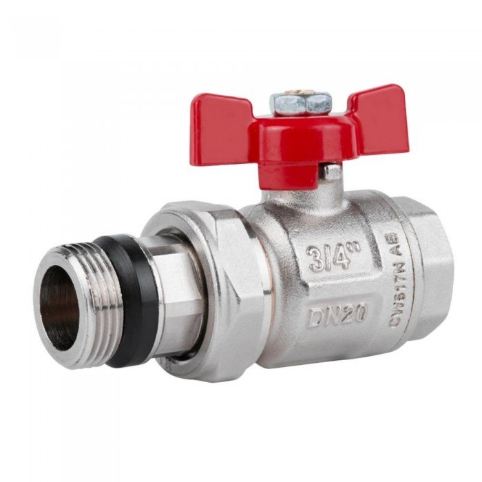 Кран шаровой "Американка" Icma 3/4" с антипротечкой прямой №348