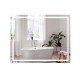 Зеркало Qtap Mideya (DC-F910) 1000х800 с LED-подсветкой Touch, с антизапотеванием, диммером QT2078F910W