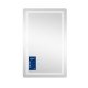 Зеркало Qtap Mideya (DC-F911) 500х800 с LED-подсветкой Touch, с антизапотеванием, диммером QT2078F911W