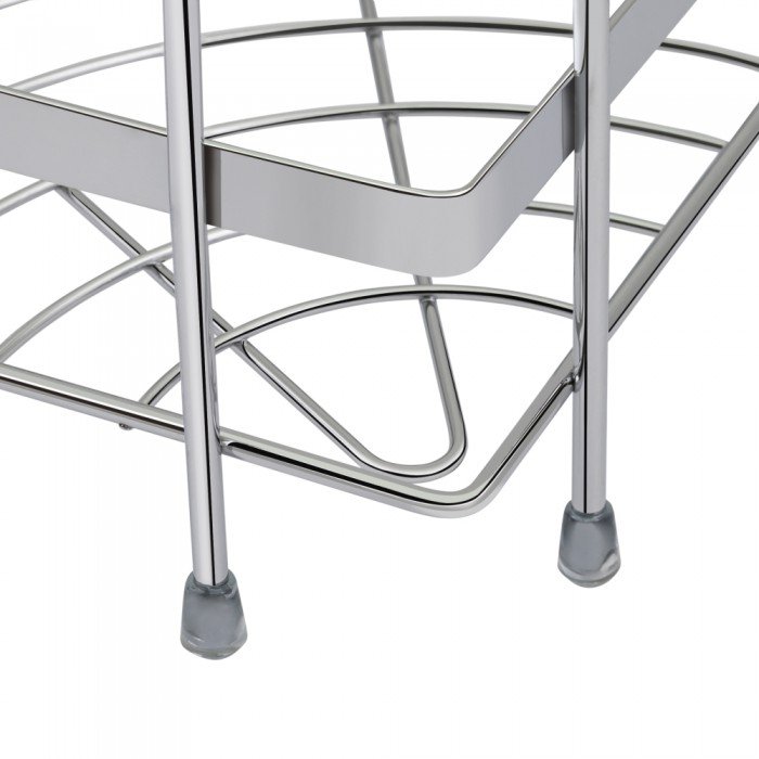 Полка угловая Lidz Oreo 0606 3 ярусная LDORE0606CRM32484 Chrome