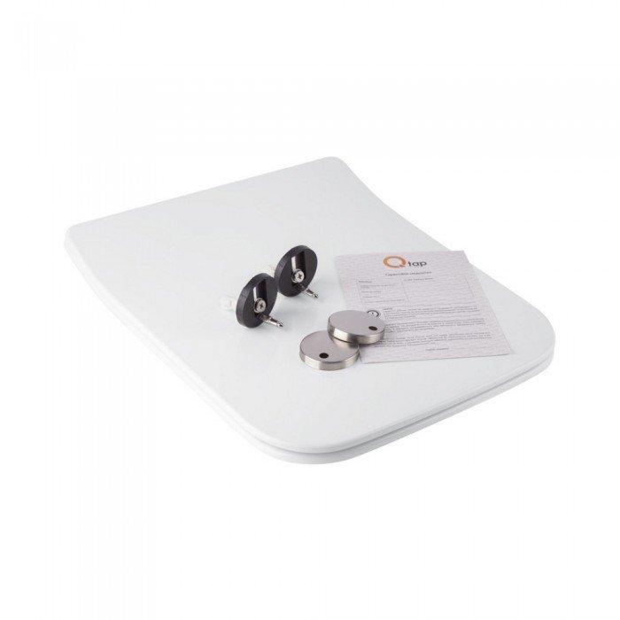 Сиденье для унитаза Qtap (Crow 520,640) с микролифтом Slim QT0599SC2170W