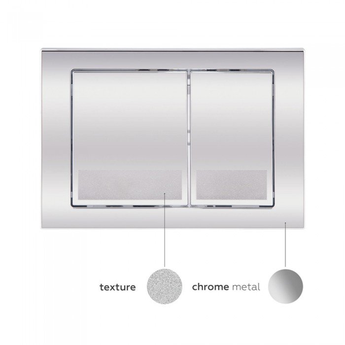 Панель смыва для унитаза Qtap Nest QT0111M06028CRM