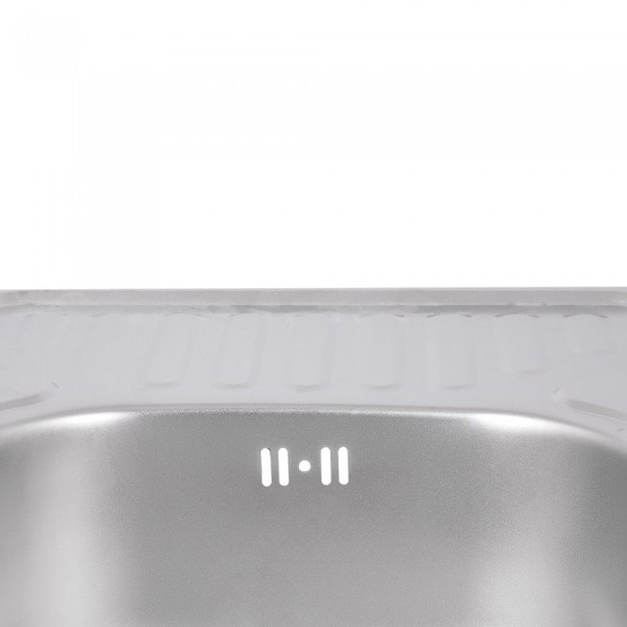 Кухонна мийка Lidz 6642 0,8 мм Satin (LIDZ664208SAT)