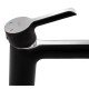 Смеситель для раковины Qtap Grand QTGRABCR001F Chrome/Black