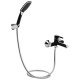 Смеситель для ванны Qtap Grand (c душевым гарнитуром) QTGRABCR006 Chrome/Black Смеситель для ванны Qtap Grand (c душевым гарнитуром) QTGRABCR006 Chrome/Black
