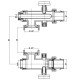 Коннектор для коллектора SD Forte 1" SF005W25