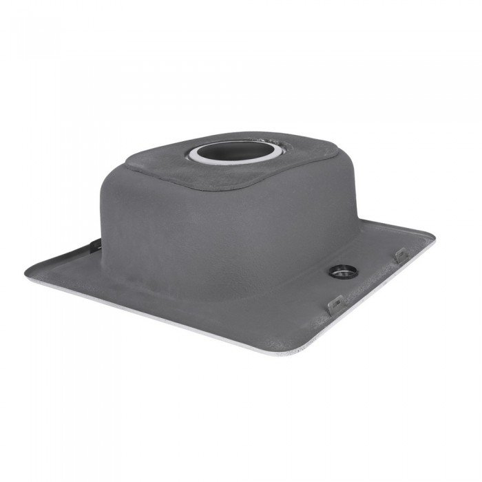 Кухонна мийка Lidz 3838 0,6 мм Satin (LIDZ3838POL06)