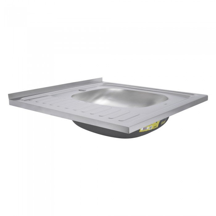 Кухонная мойка Lidz 6060-R 0,6 мм Satin (LIDZ6060RSAT06)