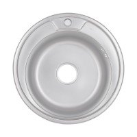 Кухонна мийка Lidz 510-D 0,8 мм Micro Decor (LIDZ510DEC)