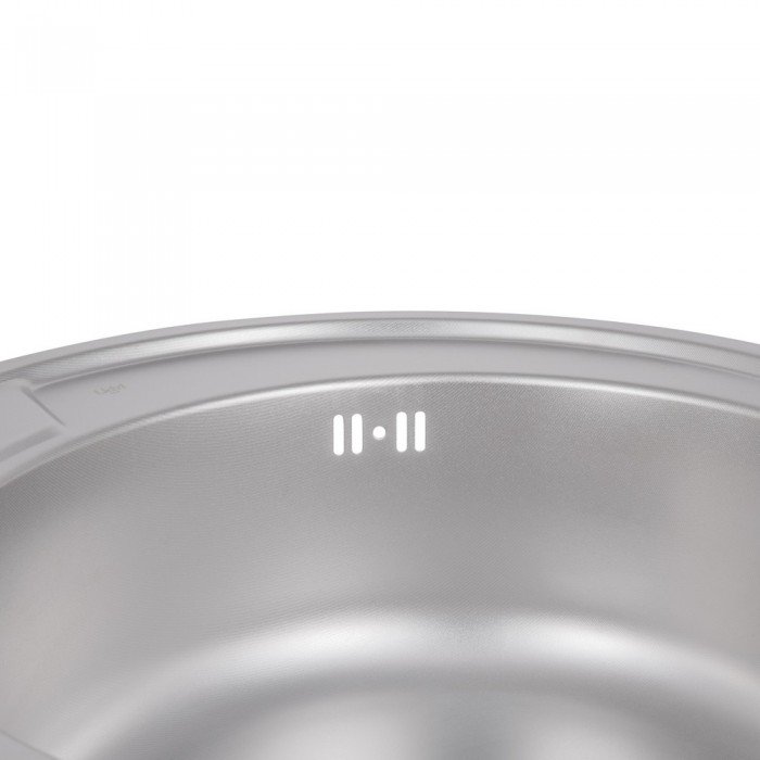 Кухонная мойка Lidz 510-D 0,8 мм Micro Decor (LIDZ510DEC)