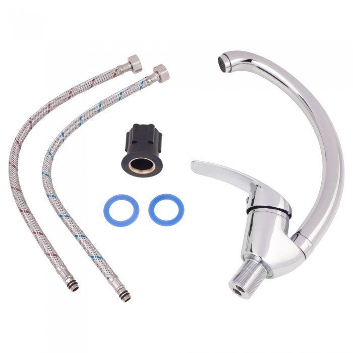 Смеситель для кухни Lidz Mars 008F (k40) LDMAR008FCRM34858 Chrome Смеситель для кухни Lidz Mars 008F (k40) LDMAR008FCRM34858 Chrome
