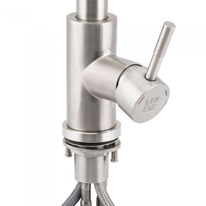 Смеситель для кухни Lidz Aria 015FL1 с выдвижным изливом (k35) LDARI015FL1NKS34944 Nickel Смеситель для кухни Lidz Aria 015FL1 с выдвижным изливом (k35) LDARI015FL1NKS34944 Nickel