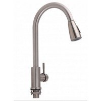 Смеситель для кухни Lidz Aria 015FL с выдвижным изливом (k35) LDARI015FLNKS34945 Nickel Смеситель для кухни Lidz Aria 015FL с выдвижным изливом (k35) LDARI015FLNKS34945 Nickel