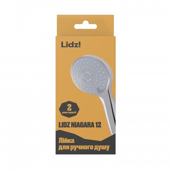 Лійка для ручного душу Лейки Lidz Niagara 12 98 мм округла LDNIA12CRM35443 Chrome