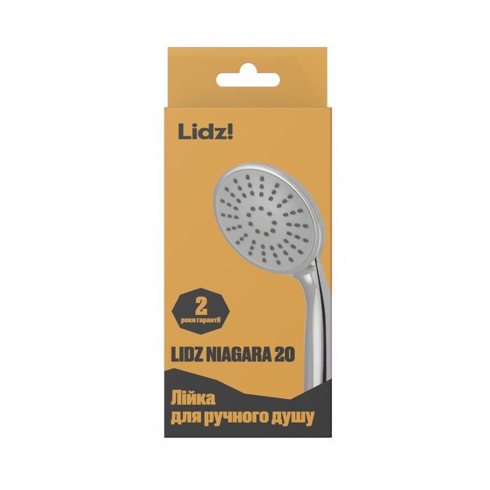 Лійка для ручного душу Лейки Lidz Niagara 20 80 мм округла LDNIA20CRM35448 Chrome