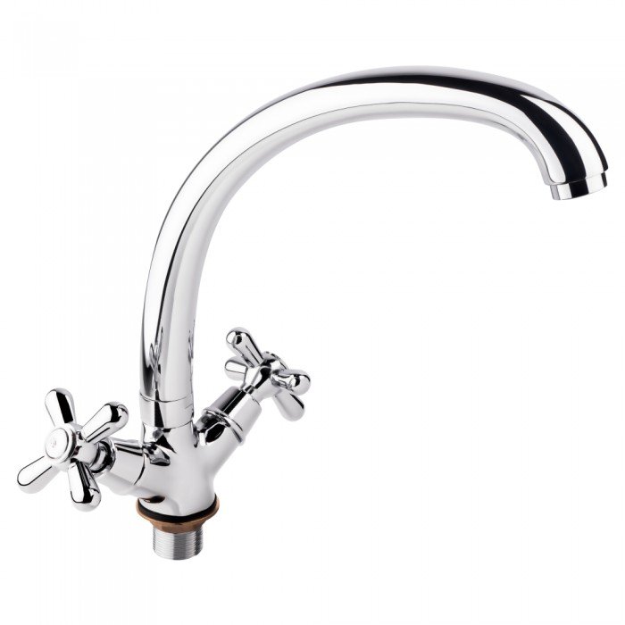 Смеситель для кухни Lidz Dominox 273F двухвентильный LDDOM273FCRM35539 Chrome Смеситель для кухни Lidz Dominox 273F двухвентильный LDDOM273FCRM35539 Chrome