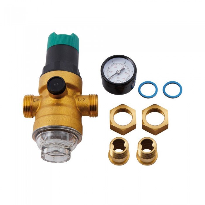 Фильтр самопромывной SD Forte 1/2" с редуктором SF128W15