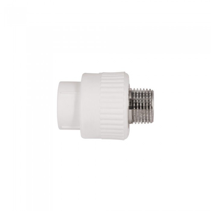 Муфта PPR Blue Ocean "Белый" 20х1/2" НР