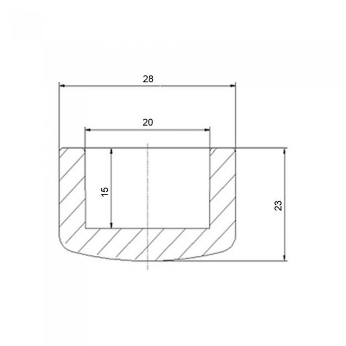 Заглушка PPR Blue Ocean "Белый" 20