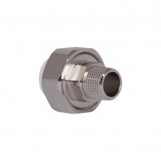 Сгон "Американка" латунная со сварной головкой PPR Blue Ocean "Белый" 20х1/2" НР