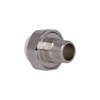 Сгон "Американка" PPR Blue Ocean "Белый" 25х3/4" НР