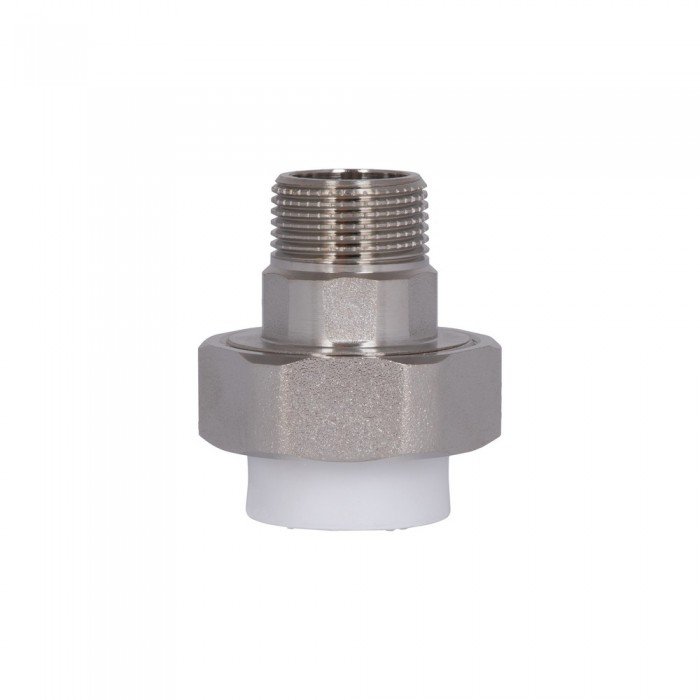 Сгон "Американка" PPR Blue Ocean "Белый" 25х3/4" НР