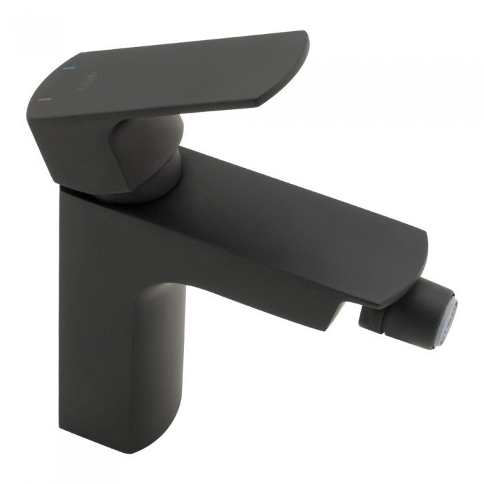 Смеситель для биде Qtap Lipno QTLIPNO2023101CB Black Matt