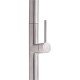 Смеситель для кухни Qtap Lenicka с выдвижным изливом QTLEN9138103UN Brushed Nickel PVD
