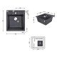 Кухонная мойка Lidz 460х515/200 BLM-14 (LIDZBLM14460515200)