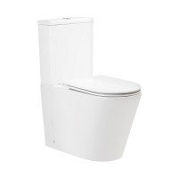 Унітаз-компакт Qtap Scorpio безобідковий з сидінням Soft-close QT14226002W Унітаз-компакт Qtap Scorpio безобідковий з сидінням Soft-close QT14226002W