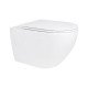 Унітаз підвісний Qtap Robin безобідковий з сидінням Soft-close QT13332141ERW