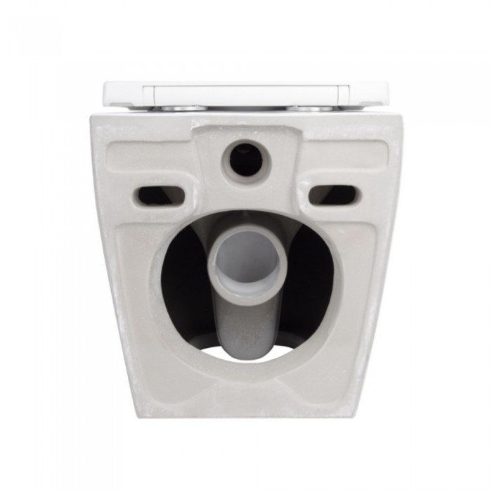 Унітаз підвісний Qtap Robin безобідковий з сидінням Soft-close QT13332141ERW