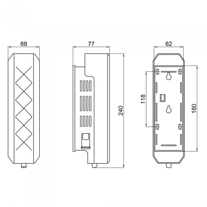 Диспенсер для мила Qtap Pohodli QTDM350CP1 Chrome (Dávkovač)