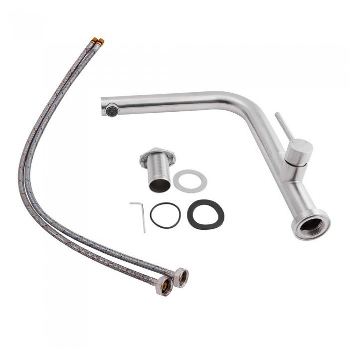 Смеситель для кухни Qtap Zdenek QTZDN9032103FC Brushed Nickel PVD Смеситель для кухни Qtap Zdenek QTZDN9032103FC Brushed Nickel PVD