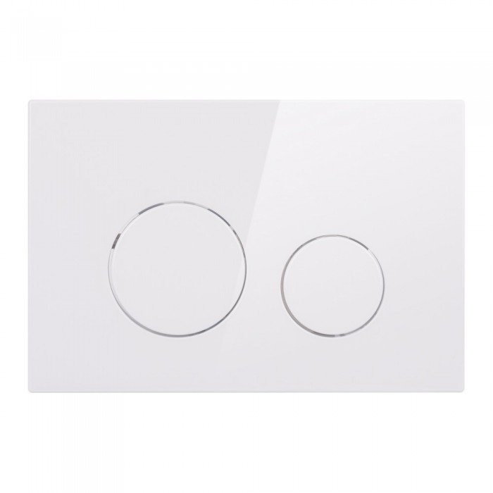 Панель смыва для унитаза Qtap Nest QT0111M11110W Панель смыва для унитаза Qtap Nest QT0111M11110W