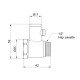 Обратный клапан SD Plus 1/2" без ручки SD24715 Обратный клапан SD Plus 1/2" без ручки SD24715