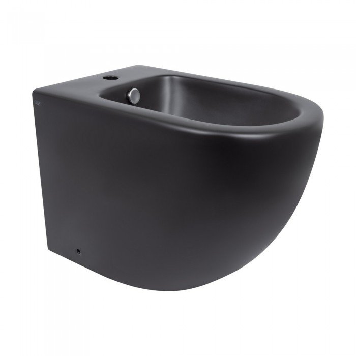 Биде напольное Qtap Robin 565x360x405 Matt black QT13442141CMB
