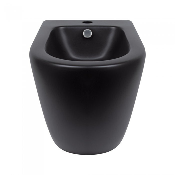 Биде напольное Qtap Robin 565x360x405 Matt black QT13442141CMB