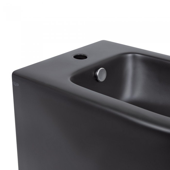 Биде напольное Qtap Robin 565x360x405 Matt black QT13442141CMB
